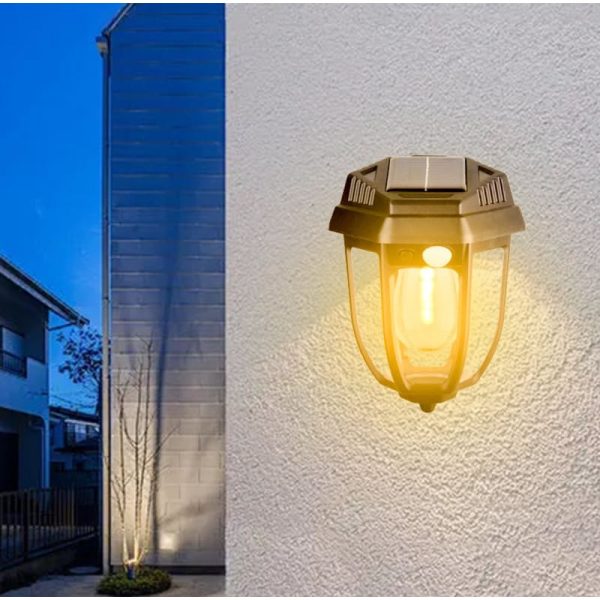 Outdoor Solar Induction Wall Lights - 18W