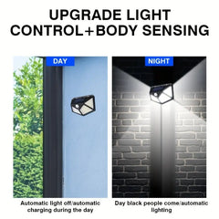 Solar Wall Sensor light - 100LED