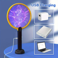 Electric Mosquito Swatter & Insect Killer Lamp - USB Rechargeable