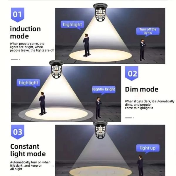 Solar LED Garden Wall Light