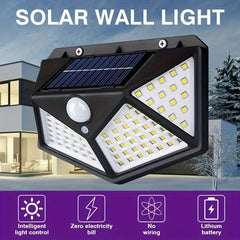 Solar Wall Sensor light - 100LED