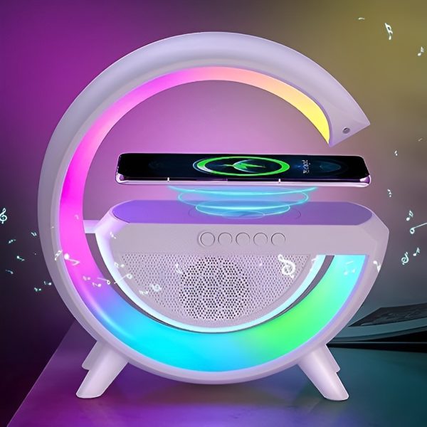 G-shaped RGB light table lamp