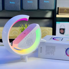 G-shaped RGB light table lamp