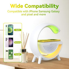 G-shaped RGB light table lamp