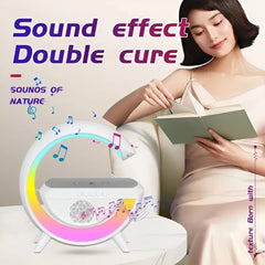 G-shaped RGB light table lamp