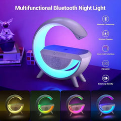 G-shaped RGB light table lamp