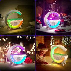 G-shaped RGB light table lamp