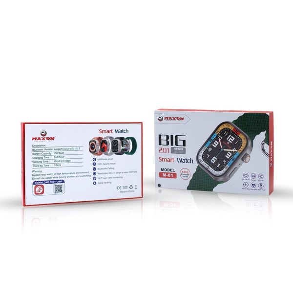 The Maxon M-01 2.01 Infinite Full HD Display Smart Watch