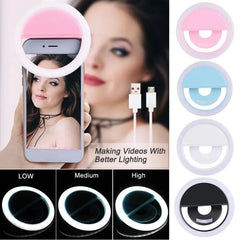 Portable Led Ring Selfie Light